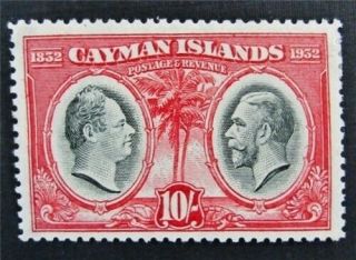 Nystamps British Cayman Islands Stamp 80 Og H $355