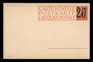 Dr Who Switzerland Vintage Postal Card Stationery Overprint C120935