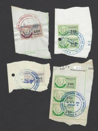 Ivory Coast Revenue Stamps On Pieces (7)