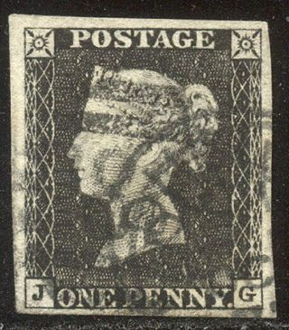 Great Britain 1 - 1840 1p Black ($300)