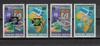 Togo 1974.  Mi 1045 - 1046 Aa,  Ab Mnh High Cv