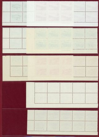 Ryukyu/Japan,  1952 19 - 26,  Imprint Block of 10,  MNH,  $642 2