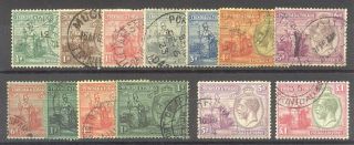 Trinidad 21 - 33 - 1922 - 28 Pictorial Set ($387)