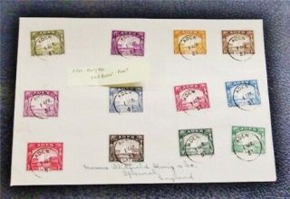 Nystamps British Aden Stamp Early Fdc Paid: $2000 Rare