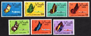 Somalia 1961 Complete Set Of Stamps Mi 24 - 30 Mnh Cv=34€