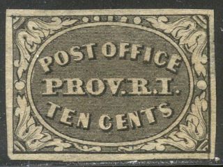 U.  S.  10x1 - 1846 5c Black,  Provisional ($225)