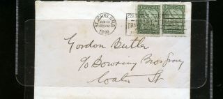 1929 Newfoundland Cover Alcock And Brown Cancel Co345