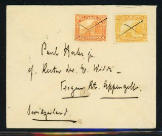 Nicaragua Postal History: Lot 60 1928 Ship Cover Panama Mail Pen Cancel Trogen