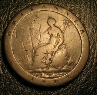 Old Colonial Coin 1797 Great Britain Penny