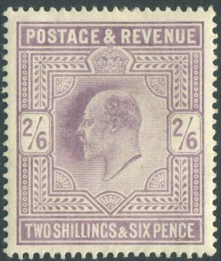 Sg 261 2/6 Pale Dull Purple (c).  A Post Office Fresh Unmounted