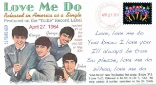Coverscape Computer Designed 55th Beatles " Love Me Do " Usa Single Release Cover