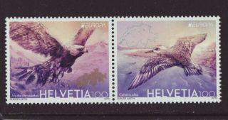 Switzerland 2019 Mnh - Europa - National Birds - Set Of 2 Stamps