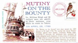 Coverscape Computer Designed 225th Of The " Mutiny On The Bounty " Event Cover
