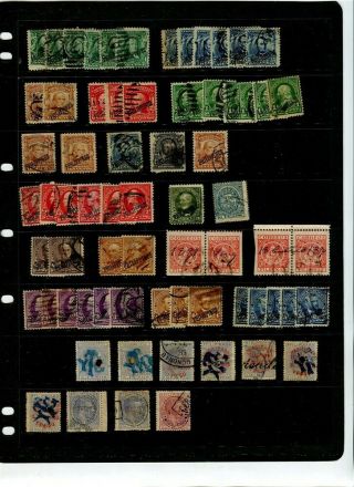 Philippines; 1880s - 90s Early Classic Issues Duplicated Lot,  Few Postmarks
