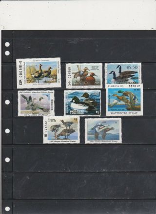 Stamps United States Back Of The Book Duck Stamps
