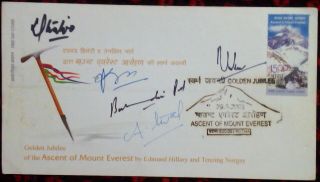 Everest,  Alpinismo,  Autograph,  Hillary,  Tenzing,  Indian Expedition,  Himalaya,  Alpinist