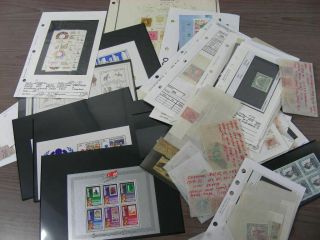 Asia,  Sarawak,  North Borneo,  Singapore,  Straits,  Assortment Of Stamps