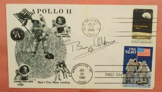 1969 Astronaut Buzz Aldrin Signed Apollo 11 Moon Landing,  Fdc 2419