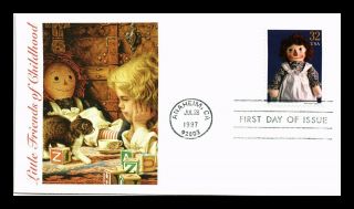 Dr Jim Stamps Us Raggedy Ann Classic Dolls Little Friends Of Childhood Fdc Cover