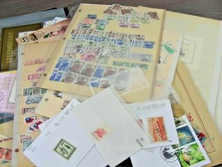 China,  Prc,  Asia,  Accumulation Of Stamps,  Covers,  & Others