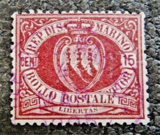 Nystamps Italy San Marino Stamp 10 $120