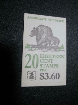 Vegas - 1981 Usa Unopen American Wildlife Booklet - Sc Bk137,  1889 - Mnh Cx759