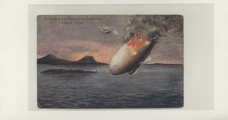 Zeppelin Picture On Postcard,  Lot 78
