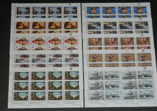 Marshall Islands 1942 World War Ii 50th Anniv 24 Sheetlets W31 - 54 Nh Face $105