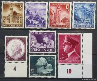 Dr Deutsches Reich/german Empire Mi № 806 - 813 (mnh) 1941/42