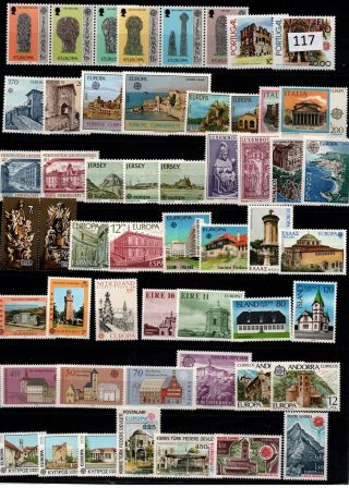 // 53 Stamps - Mnh - Europa Cept 1978 - Architecture -