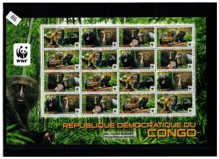 ,  Congo 2012 - Mnh - Wwf - Animals