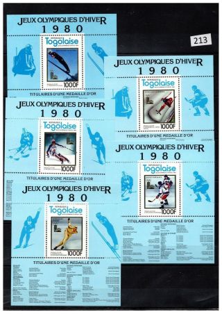 Togo 1980 - Mnh - Olympics - Ice Hockey