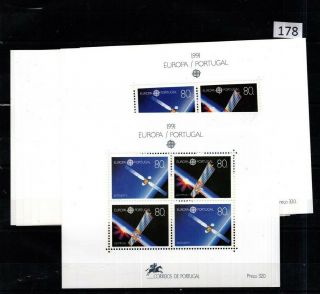 11x Portugal 1991 - Mnh - Europa Cept - Space -