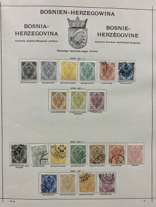 1918 - 1938 Yoguslavia Stamps Book Bosnia Serbia Stamps Lot 433