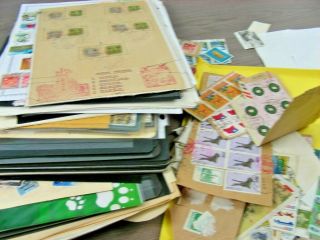 China,  Prc &,  Accumulation Of 3000,  Stamps & Covers On Pages,  Loose,