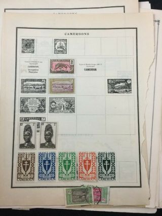 Treasure Coast Tcstamps 22,  Pages Of Old Cameroons Stamps 354