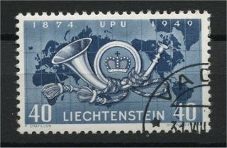 Liechtenstein,  Upu 1949 Vf Stamp