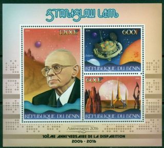 2016 Ms 10th Death Anniversary Stanislaw Lem 3 Values Sci - Fi Space 400262