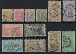 Greece 1896 Olympic Games Set Of 12
