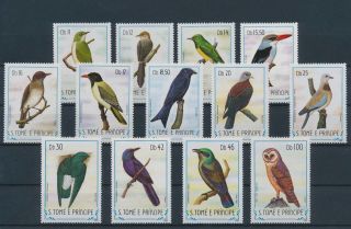 Lk79862 Sao Tome E Principe Animals Fauna Flora Birds Fine Lot Mnh