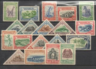 Old Stamps Of Mozambique 1937 201 - 219 Mnh 14.  - Euro