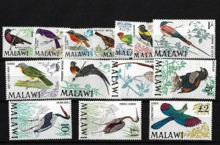 Malawi Sg310/23,  1968 Birds Mnh Set