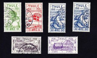 Thule H 1935 - 1936 Set Of 6
