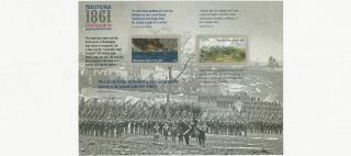 Us Stamps/postage/sheets Sc 4523a Civil War 1861 Mnh F - Vf Og Fv$6.  60