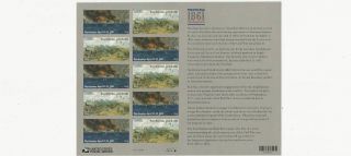 US Stamps/Postage/Sheets Sc 4523a Civil War 1861 MNH F - VF OG FV$6.  60 2