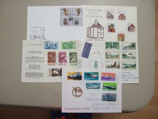 Five Germany Fdc With Complete Sets