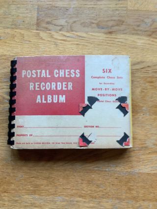 Postal Chess Recorder Album - From The 60s And Still In