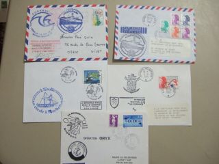 Five France Special Cancel Covers