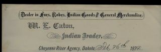 1879 Dakota Territory INDIAN TRADER LETTER,  Ref ' s SITTING BULL,  Awesome Find 2