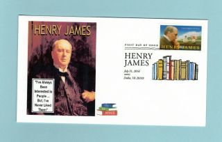 U.  S.  Fdc 5105 Cec/fm Cachet - Honoring Author Henry James